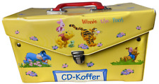 Disney Winnie the Pooh CD Koffer Tasche Puuh Bär Ferkel Tigger Esel Aufbewahrung