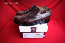 Heinrich Dinkelacker Pferdeleder Shell Cordovan UK 7,5 Rio Brogue Oxblood OVP
