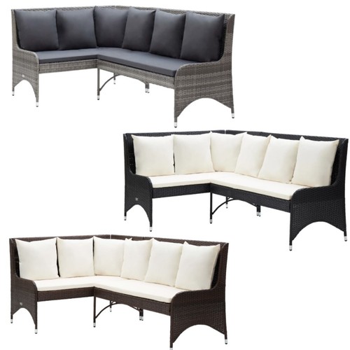 Ecksofa tlg poly rattan - ecksofa,