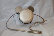 Disney Mickey Mouse Maus Tasche Handtasche Umhängetasche gold 17cm NEU