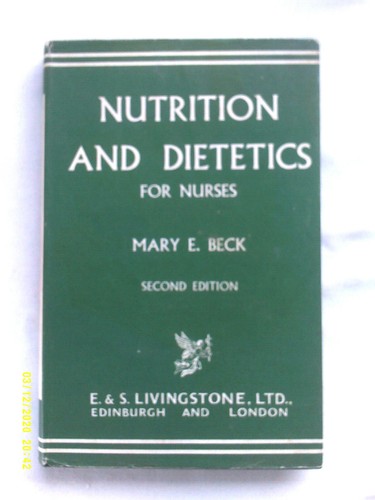 Nutrition and dietetics for - and,