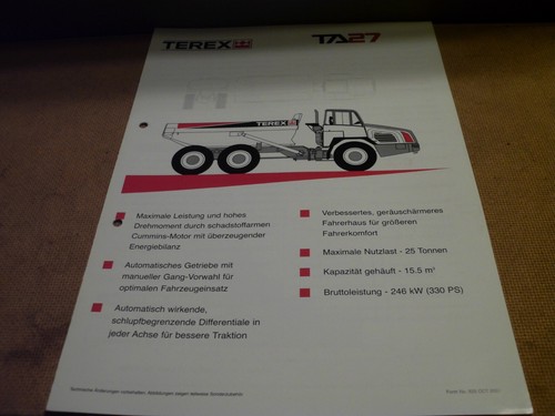 Terex knickgelenkter - 27,