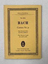 Noten . J.S. Bach. Cantata Nr. 31.   Taschenpartitur