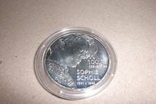 Silbermünze 20 Euro 925,Sophie Scholl v. 2021 in Kapsel