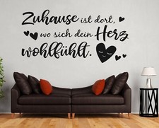 Wandtattoo Zuhause ist dort wo