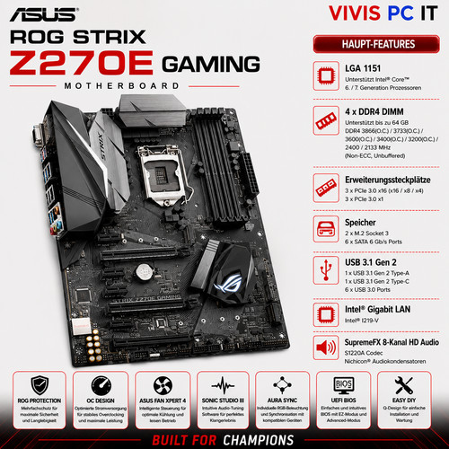 Asus rog strix z270e gaming - asus,