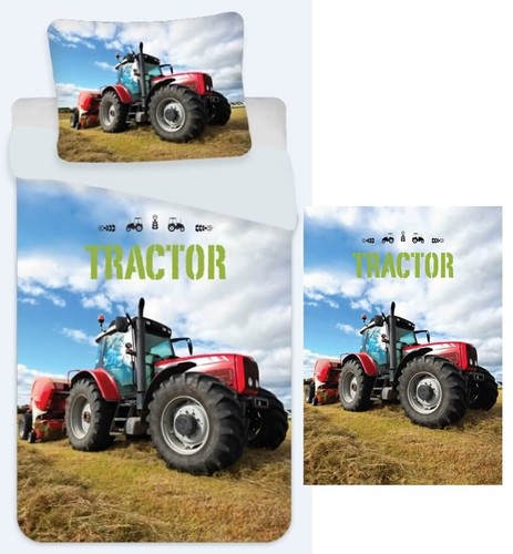 Roter traktor bettwäsche set - roter,
