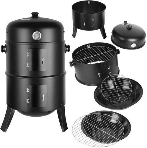 Räuchertonne holzkohlegrill - räuchertonne,