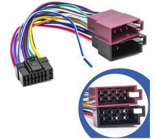 Sound-way Kabeladapter Kabelbaum ISO kompatibel mit Autoradio Alpine 16 pin