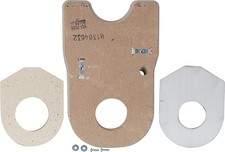 Wärmeschutz Brennertür