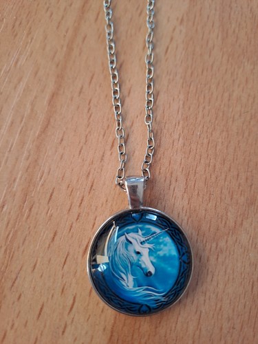 Kette mit einhornanhänger - kette,