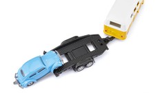 Siku 2567 VW T1 mit Anhänger