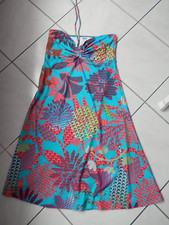 Strandkleid von Cyell, Gr. M (36/38), türkis/bunt, im Nacken zu binden