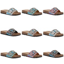 Damen Pantoletten Sandalen