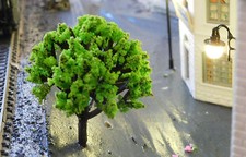 20 hellgrüne Bäume, 50 mm