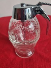 Gedeckter Tisch - Neu - Honigspender aus Glas mit Halter