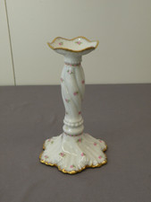 Schöner Porz.-Kerzenhalter, Royal limoges France, "GILDA", Rosen- und Golddekor