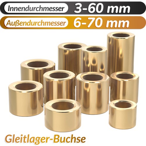 Gleitlager buchse 3mm bis - 3mm,