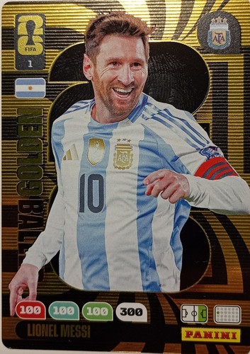Lionel messi panini - panini, adrenalyn