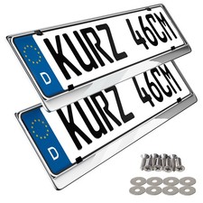 2 Kennzeichenhalter 460mm 100%