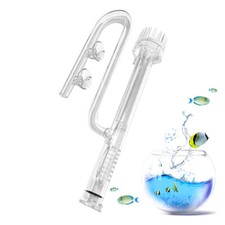 17mm Glass & Acrylic Lily Pipe Aquarium Fish Tank Filter Pipe Surface Skimmer