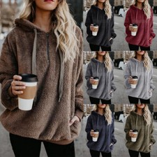 Damen plüsch hoodie - damen,