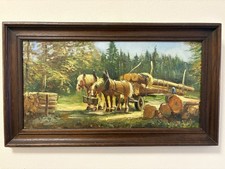 Ölgemälde Öl auf Platte