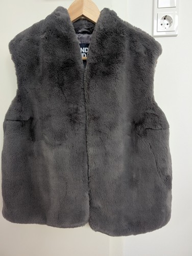 Flauschige kunstfell weste - flauschige,