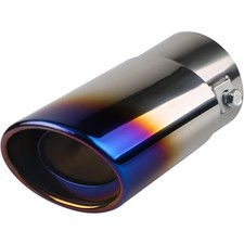 Auspuffblende Rund Edelstahl