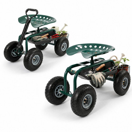Gartenwagen rollsitz - gartenwagen,