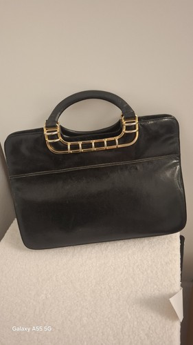 Bally vintage lederhandtasche - bally,