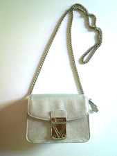 Valentino by Mario Valentino Umhängetasche Tasche silber Kette