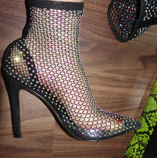 HIGH HEELS, Schwarz Steine