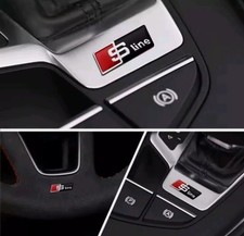 4er Set S-Line Emblem Logo Aufkleber Lenkrad Audi A1,A3,A4,A5,A6,A8,TT,Q3,Q5,Q7