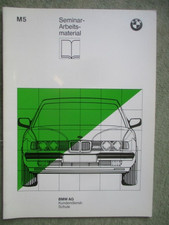 BMW Arbeitsmaterial M5 E34