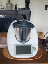 Thermomix TM6 Weiß,2. Mixtopf, Gemüsestyler, Gleitbrett, Spiralschneider