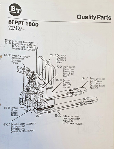Ersatzteilbuch toyota bt ppt - -,