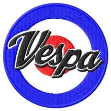 Vespa logo iron aufnäher - iron-on,