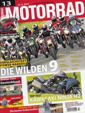 M1513 + TOP-Test KAWASAKI H2 + Gebrauchtkauf HONDA Shadow 750 + MOTORRAD 13/2015