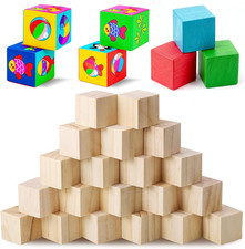 20 Stück Holzwürfel