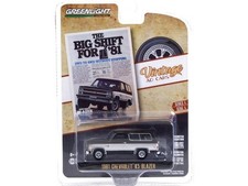 CHEVROLET K5 Blazer - 1981 - silver / black - Greenlight 1:64