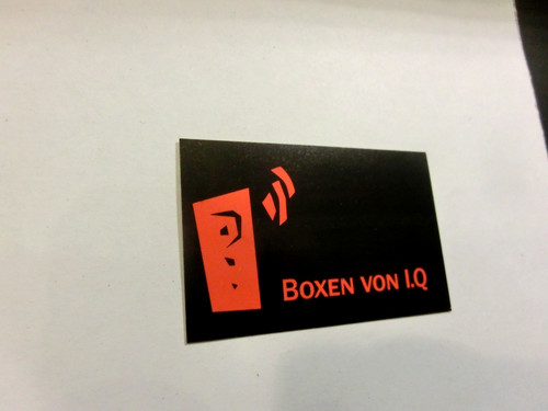Aufkleber sticker boxen von - /,