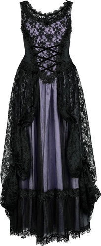 Sinister gothic langes - langes, kleid