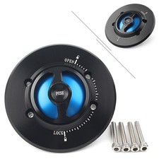 Tankdeckel Gas Tank Cap Abdeckung für BMW R1200GS 2010-12 Motorrad CNC Alu Blau