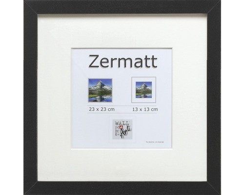 Objektrahmen zermatt schwarz - objektrahmen,