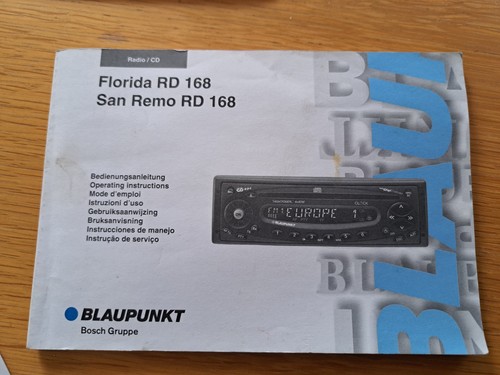 Blaupunkt bedienungsanleitung - blaupunkt,