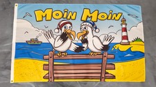Fahne Flagge Moin Moin Möwen
