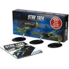 Star Trek Klingonen Bird of Prey Set 3 Schiffe Eaglemoss Star Trek NEU