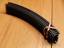 Fleischmann ++ 6024 - 10 x gebogendes Gleis Radius 1 - 357mm - 45° ohne OVP --1