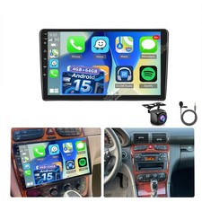 Autoradio 4+64G Carplay Android 15 Für Mercedes CLK-klasse W209 2002-2006 Kam